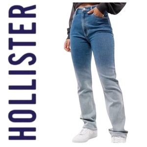 Hollister Ultra High Rise Stacked Vintage Stretch Straight Size 3 W26 L31